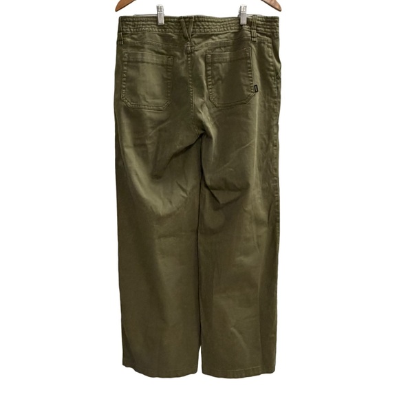 PRANA Sancho Wide Leg Pant Green Size 12 - Picture 3 of 5